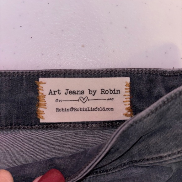 Adam Levine Art Jeans NWT – Embroidered Patchwork Boho Skinny Denim Women’s M - Picture 12 of 16